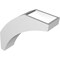 Ekena Millwork 4-in. W x 14-in. D x 14-in. H Thorton Architectural Grade PVC Knee Brace BRCP04X14X14THR - alternate 2